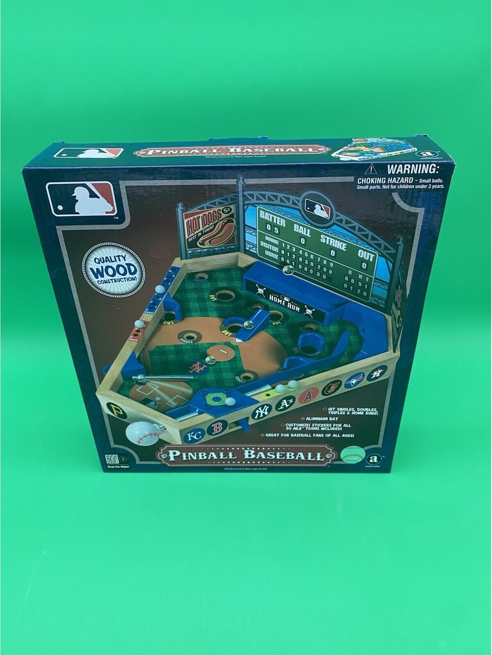 MLB Pinball Baseball Tabletop Game - New - Wooden - 2024 Ambassador